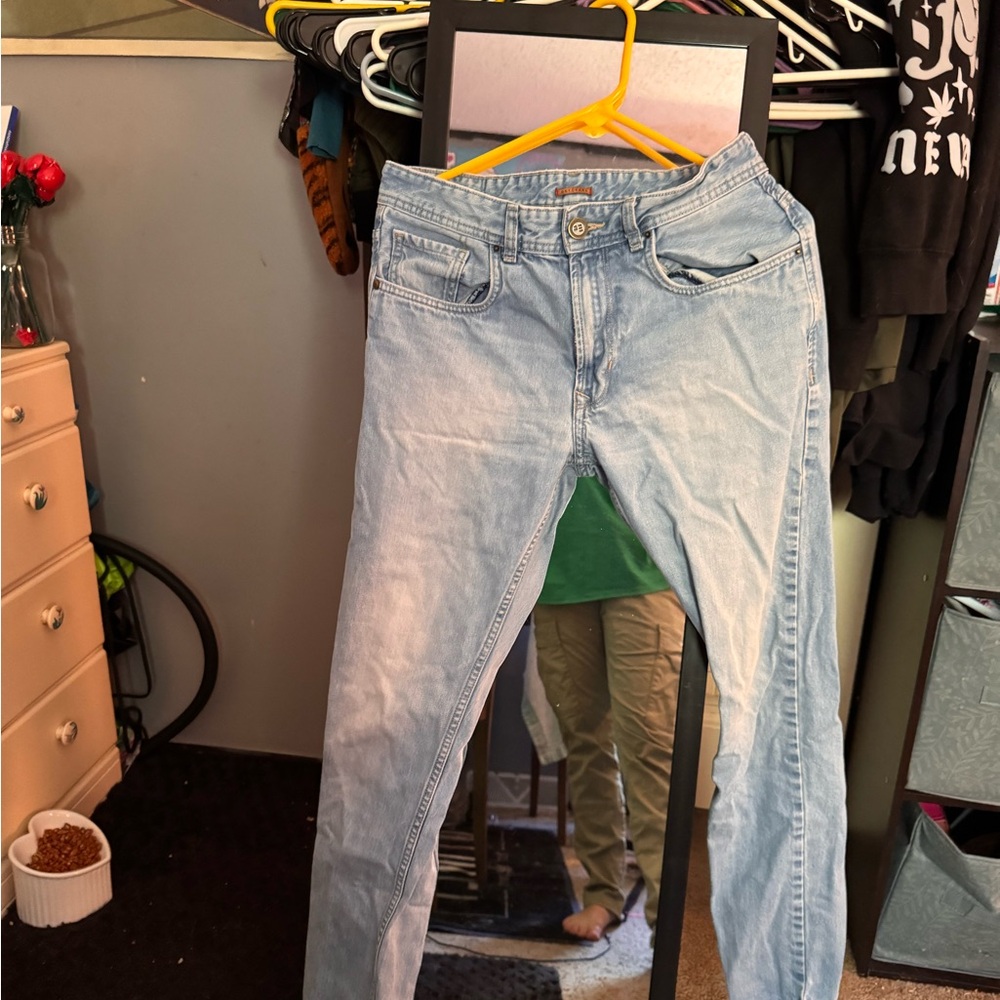 Men's Light Blue Skinny Jeans